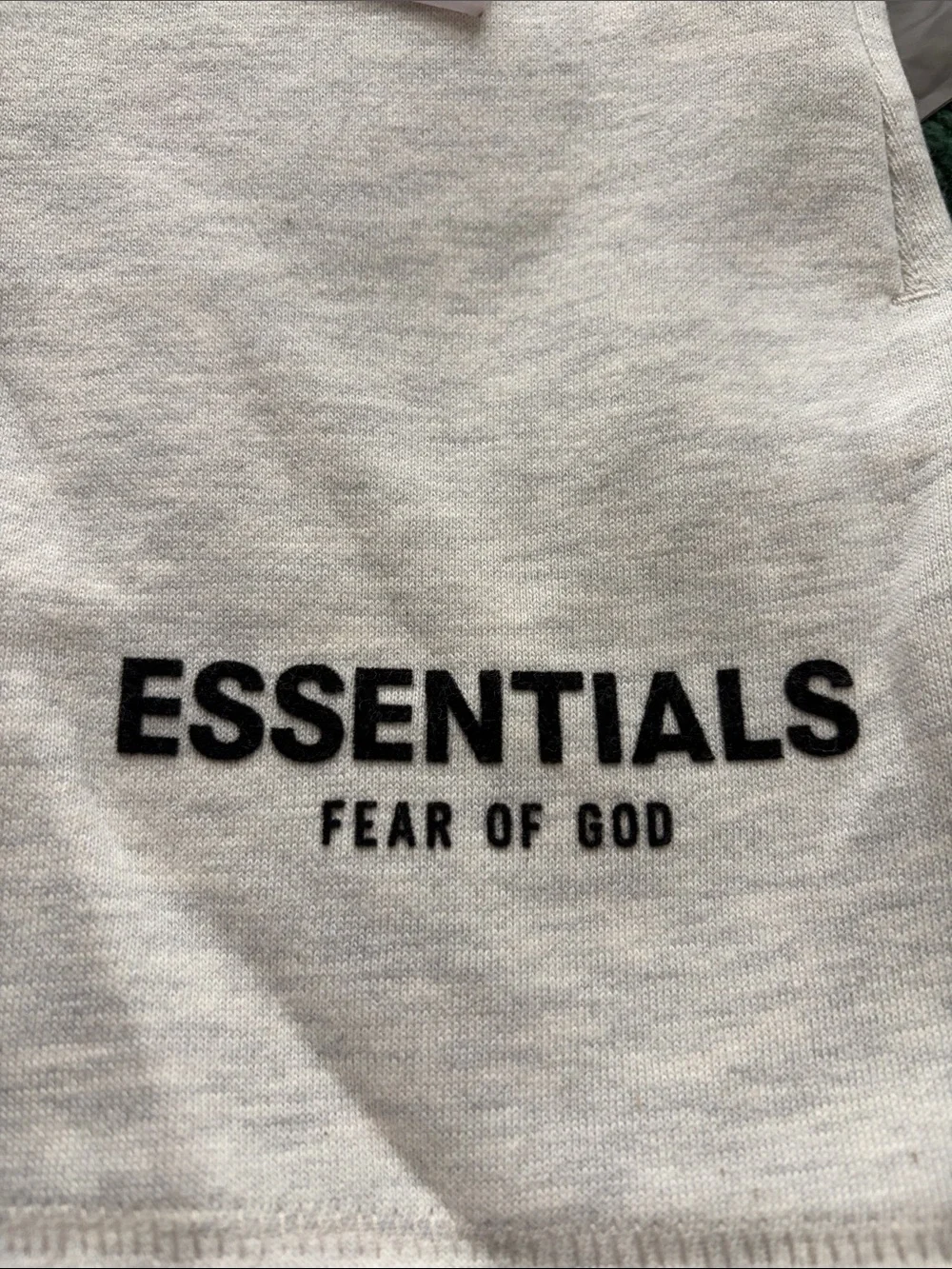 Fear Of God Essentials Light Oatmeal Shorts